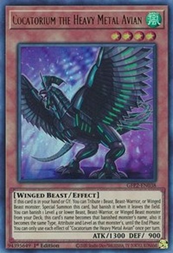 Cocatorium the Heavy Metal Avian • GFP2-EN038 • UR
