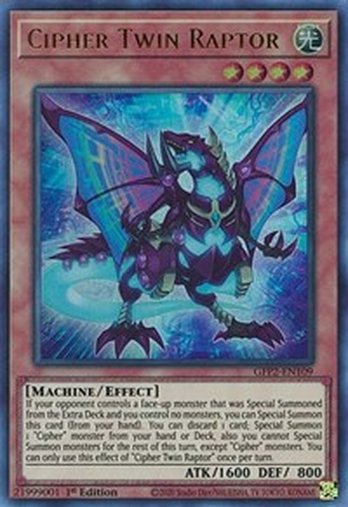 Cipher Twin Raptor • GFP2-EN109 • UR