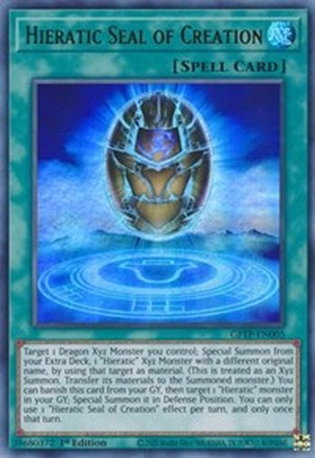 Hieratic Seal of Creation • GFTP-EN005 • UR