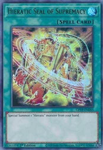 Hieratic Seal of Supremacy • GFTP-EN055 • UR