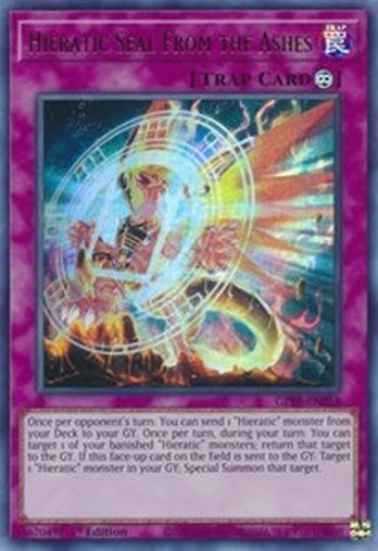 Hieratic Seal From the Ashes • GFTP-EN058 • UR