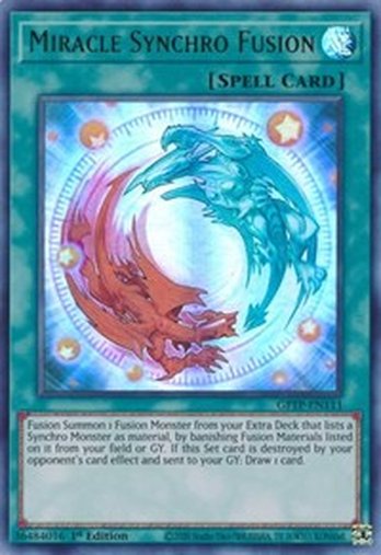 Miracle Synchro Fusion • GFTP-EN111 • UR
