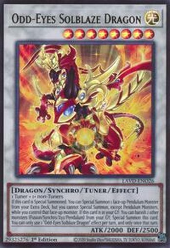 Odd-Eyes Solblaze Dragon • LAVD-ENO26 • UR