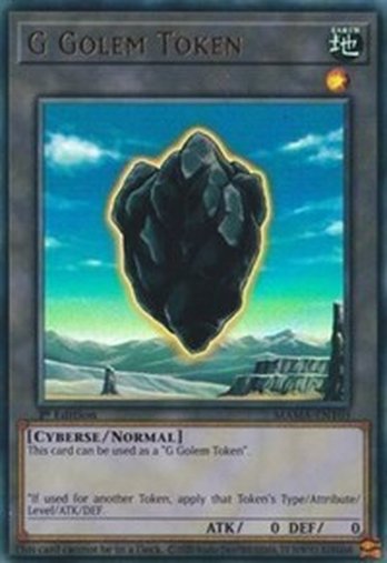 G Golem Token • MAMA-EN103 • UR