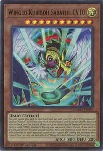 Winged Kuriboh Sabatiel LV10 • MAMO-EN006 • UR