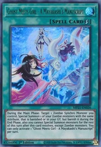 Ghost Meets Girl - A Mayakashi's Manuscript • MP21-EN026 • UR