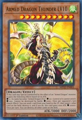 Armed Dragon Thunder LV10 • MP22-EN001 • UR