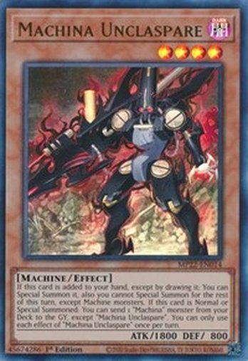 Machina Unclaspare • MP22-EN014 • UR
