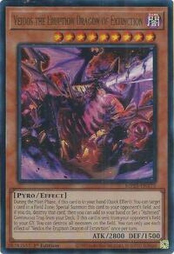 Veidos the Eruption Dragon of Extinction • MP25-EN175 • UR