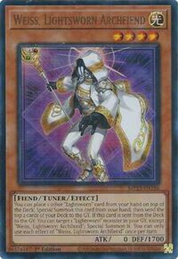 Weiss, Lightsworn Archfiend • MP25-EN186 • UR
