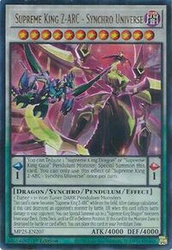 Supreme King Z-ARC - Synchro Universe • MP25-EN207 • UR