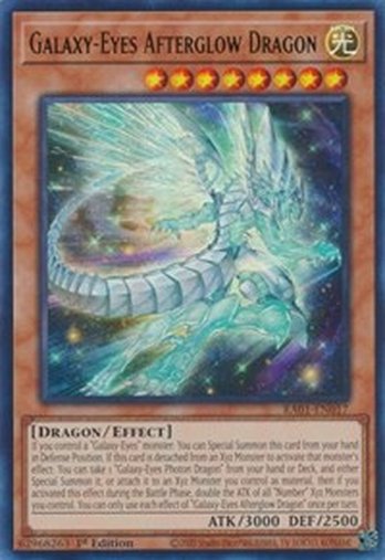 Galaxy-Eyes Afterglow Dragon • RA01-EN017 • UR