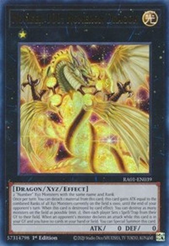 Number 100: Numeron Dragon • RA01-EN039 • UR