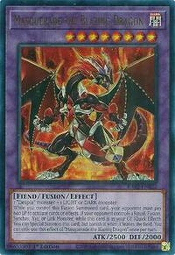 Masquerade the Blazing Dragon • RA02-EN022 • UR
