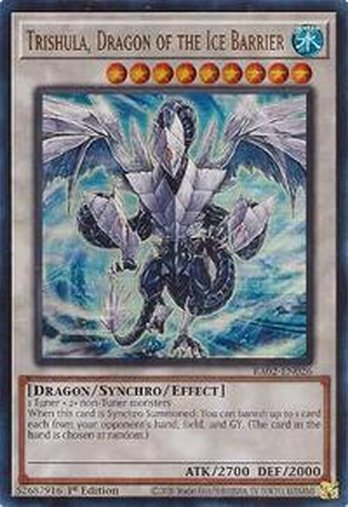 Trishula, Dragon of the Ice Barrier • RA02-EN026 • UR