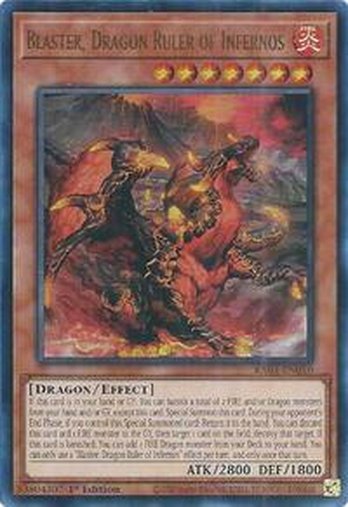 Blaster, Dragon Ruler of Infernos • RA03-EN010 • UR