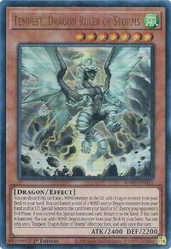 Tempest, Dragon Ruler of Storms • RA03-EN011 • UR
