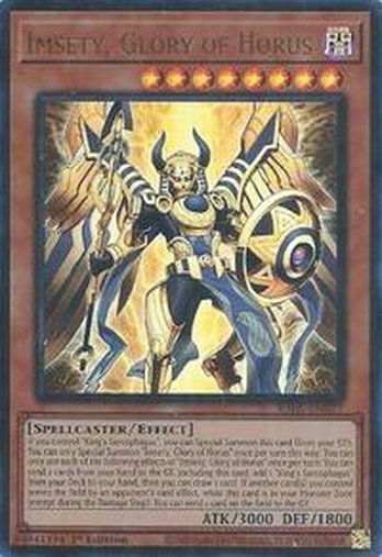 Imsety, Glory of Horus • RA05-EN027 • UR
