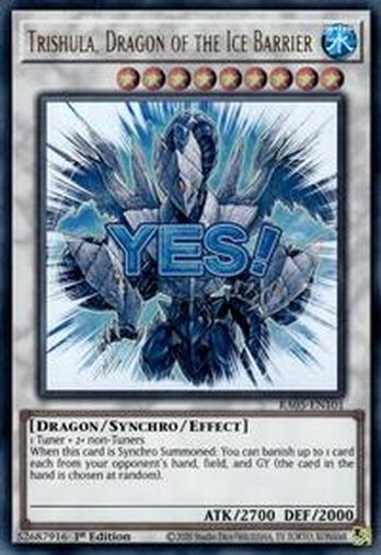Trishula, Dragon of the Ice Barrier • RA05-EN101 • UR