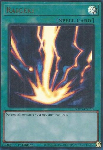 Raigeki • RA05-EN110 • UR