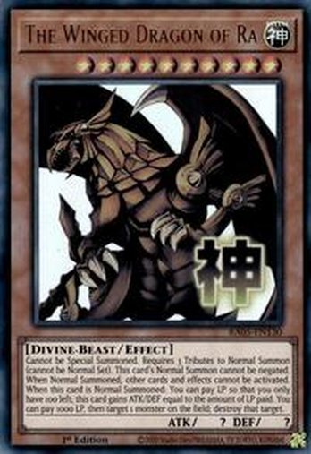 The Winged Dragon of Ra • RA05-EN130 • UR